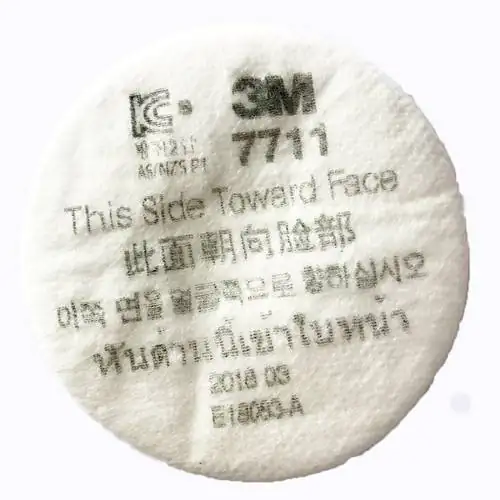 10 Tấm lọc bụi cho mặt nạ 1 phin lọc 3 M 7711